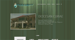 Desktop Screenshot of dioceseofsorsogon.org